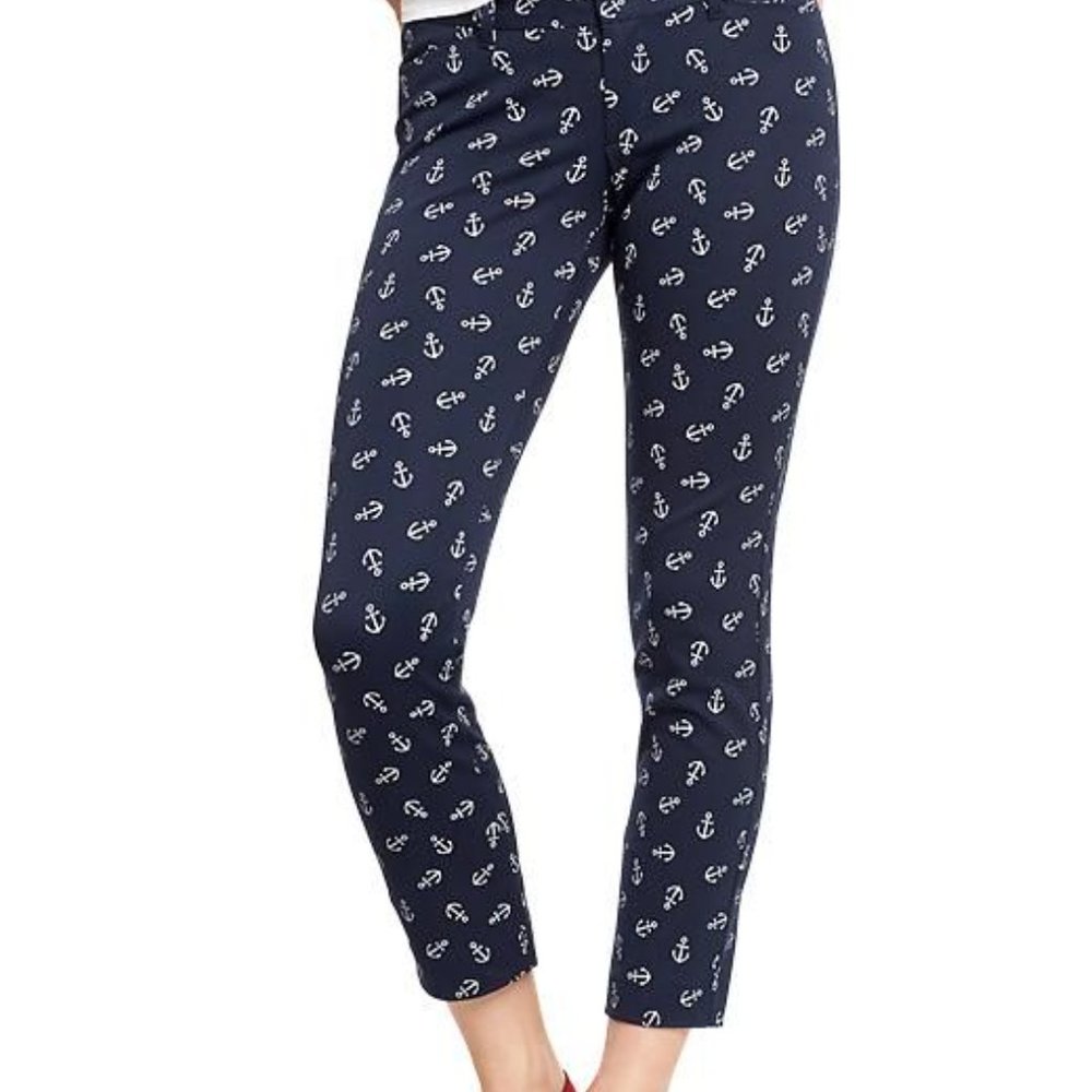 Old Navy Womens Blue and White 16 Pants